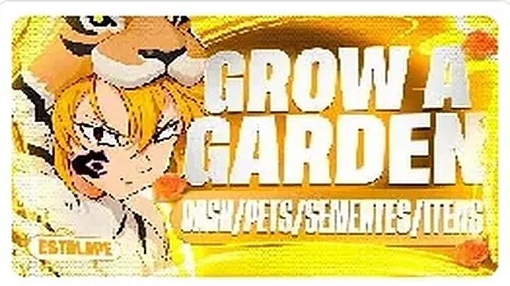 Grow a Garden — Pets, Tokens e Itens (pet 200kg+)